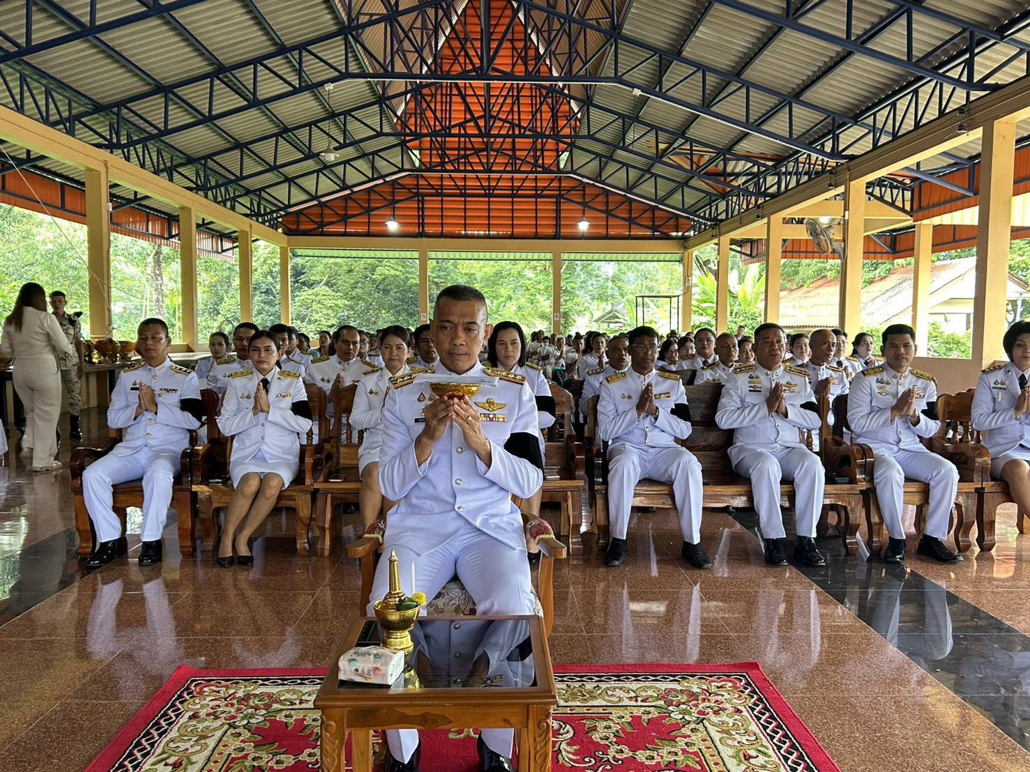 พช.กงหรา  ร่วมพิธีสวดพระพุทธมนต์และทำบุญตักบาตรถวายพระราชกุศล เนื่องในวันคล้ายวันพระราชสมภพ สมเด็จพระนางเจ้าสิริกิติ์ พระบรมราชินีนาถ  พระบรมราชชนนีพันปีหลวง และวันแม่แห่งชาติ 12 สิงหาคม 2569